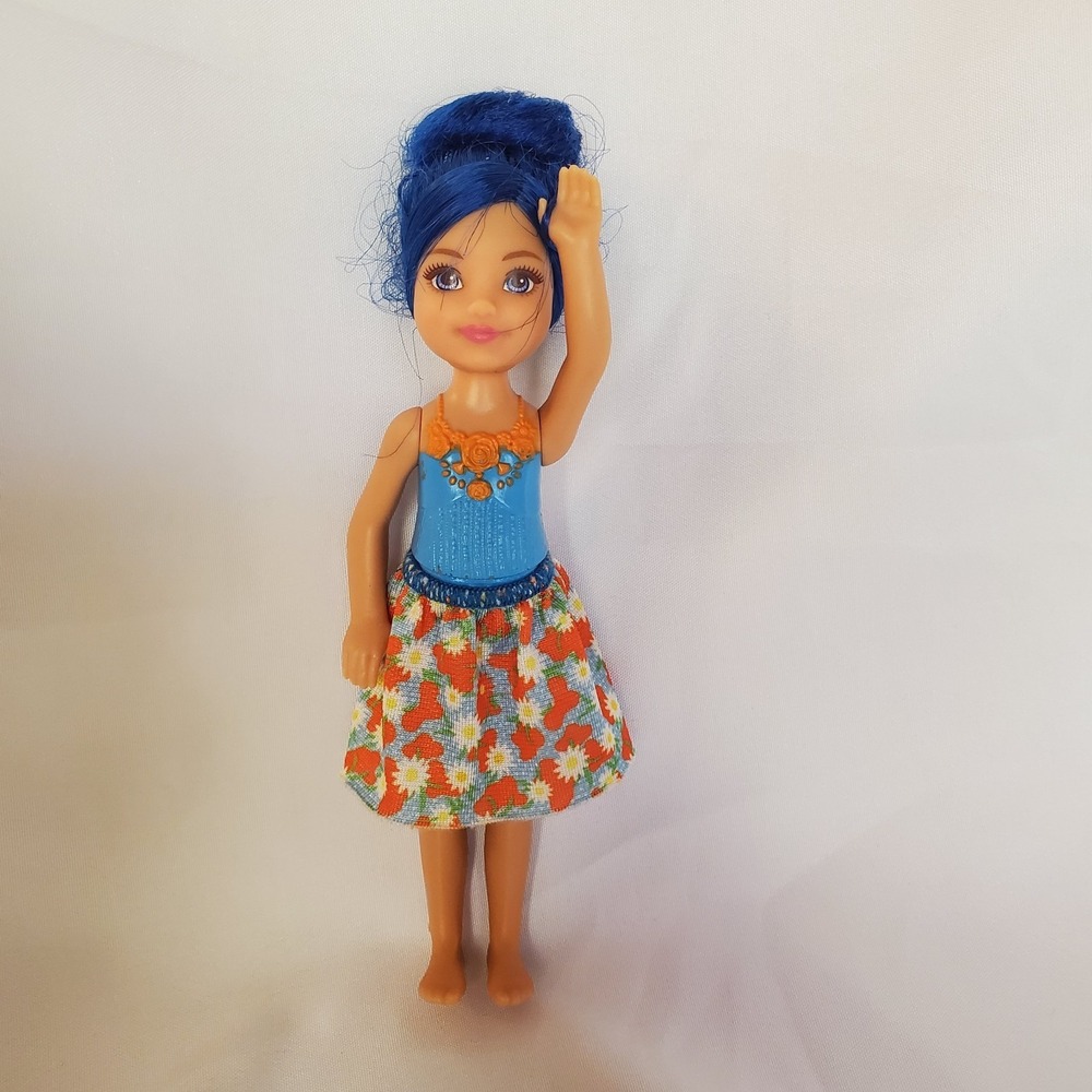 Barbie Dreamtopia Chelsea Rainbow‎ Sprite Doll Bright Blue Hair